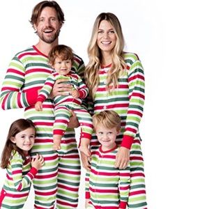 Little Blue House by Hatley, Christmas Stripe Union Suit (unisex)